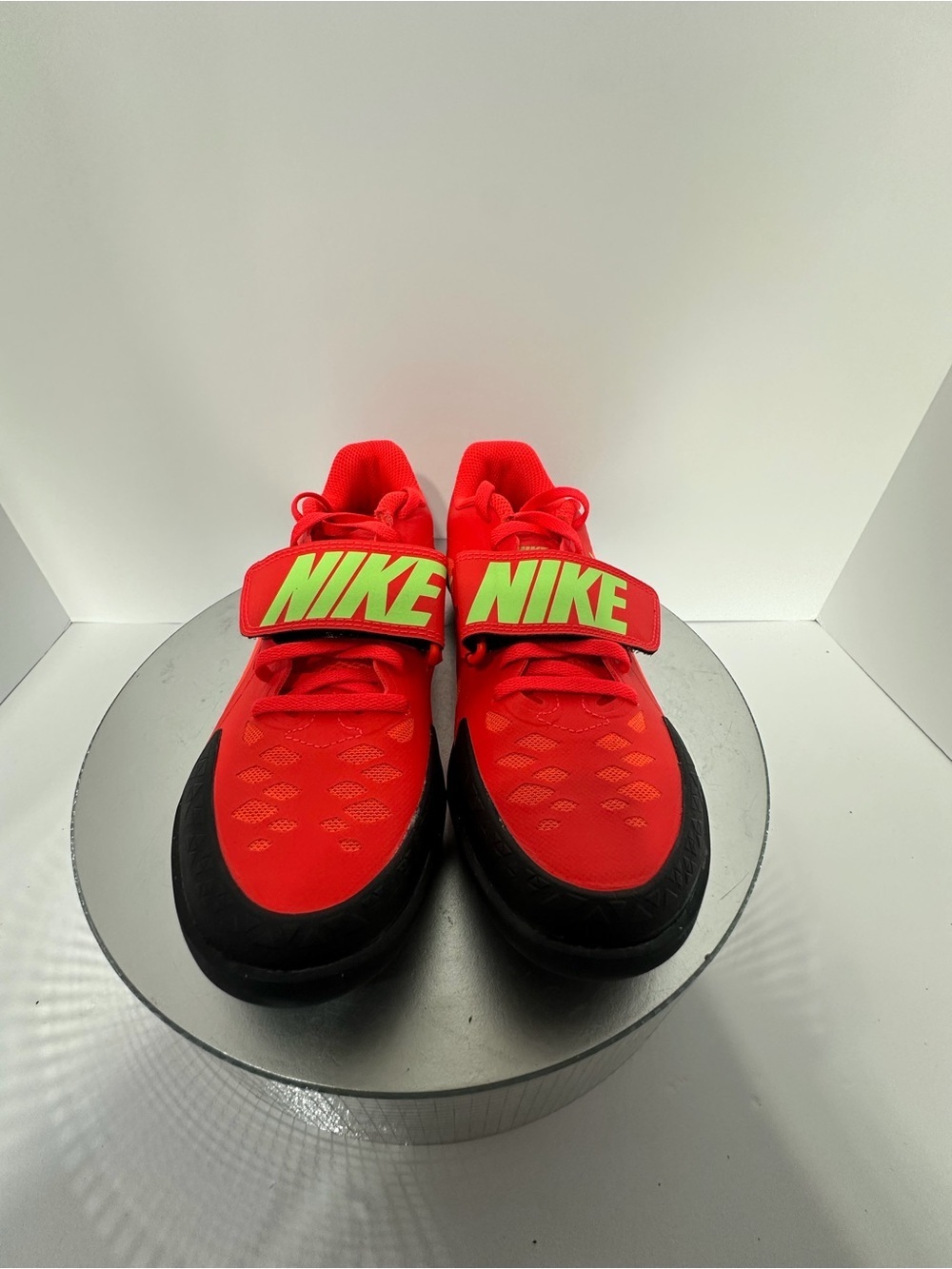 Nike Red and Neon Green Athletic Strap Sneakers size 5 - Picture 2 of 10